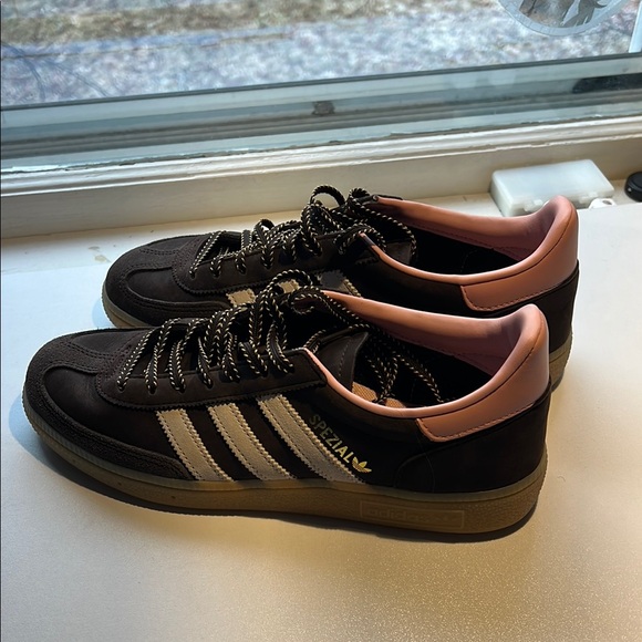 adidas Shoes - Adidas Spezial Brown with Pink Accents Sneakers